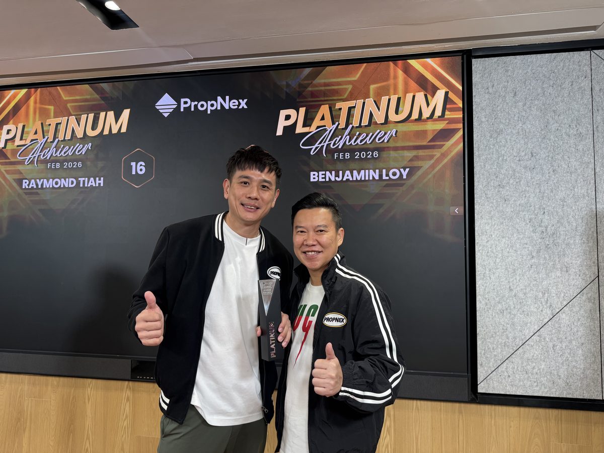 Benjamin Loy PropNex Platinum Achiever February 2026