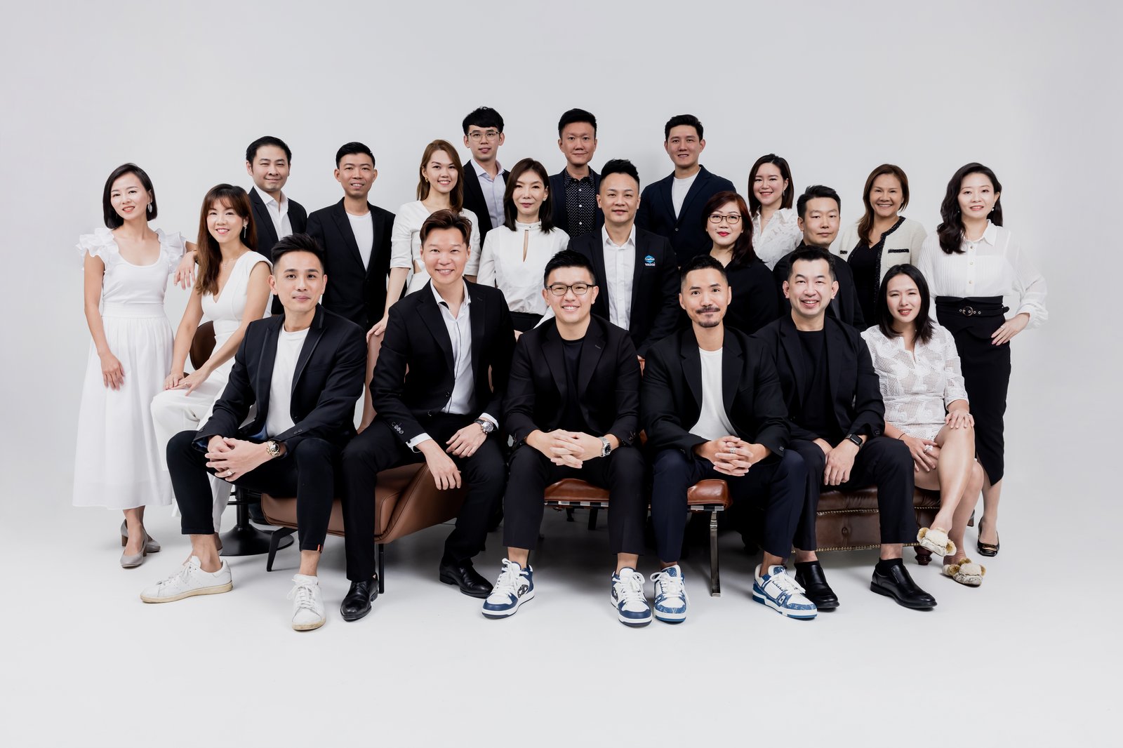Benjamin Loy's real estate division at PropNex — team photo